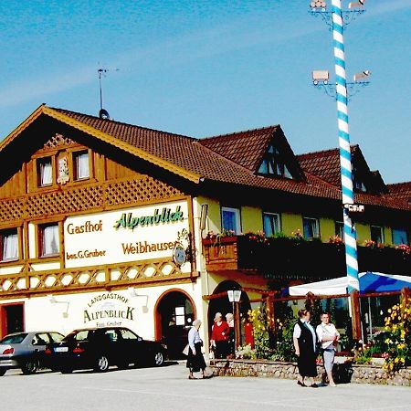 Alpenblick Weibhausen Hotel Bagian luar foto